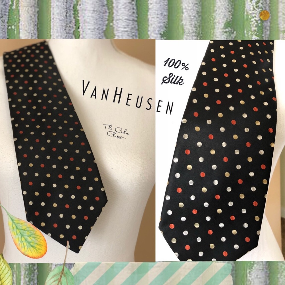VAN HEUSEN TIE 100% SILK